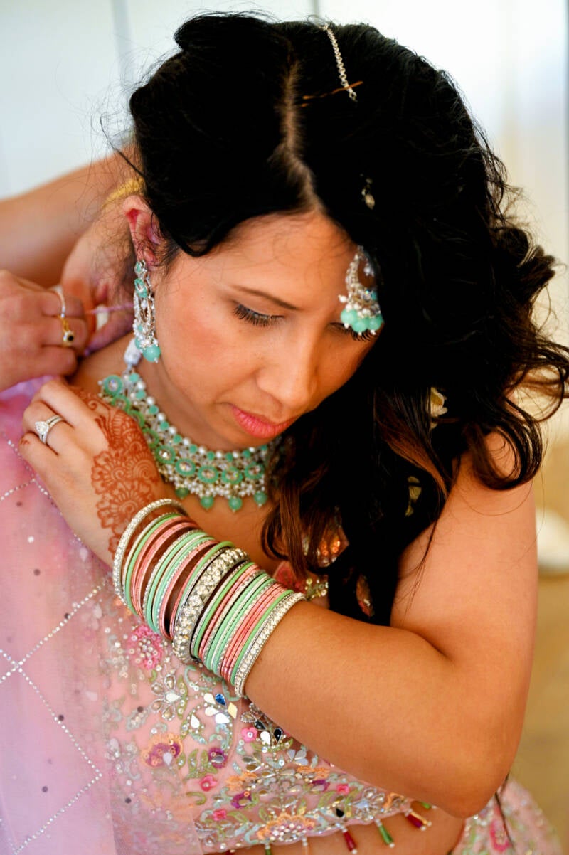 Indian wedding prep