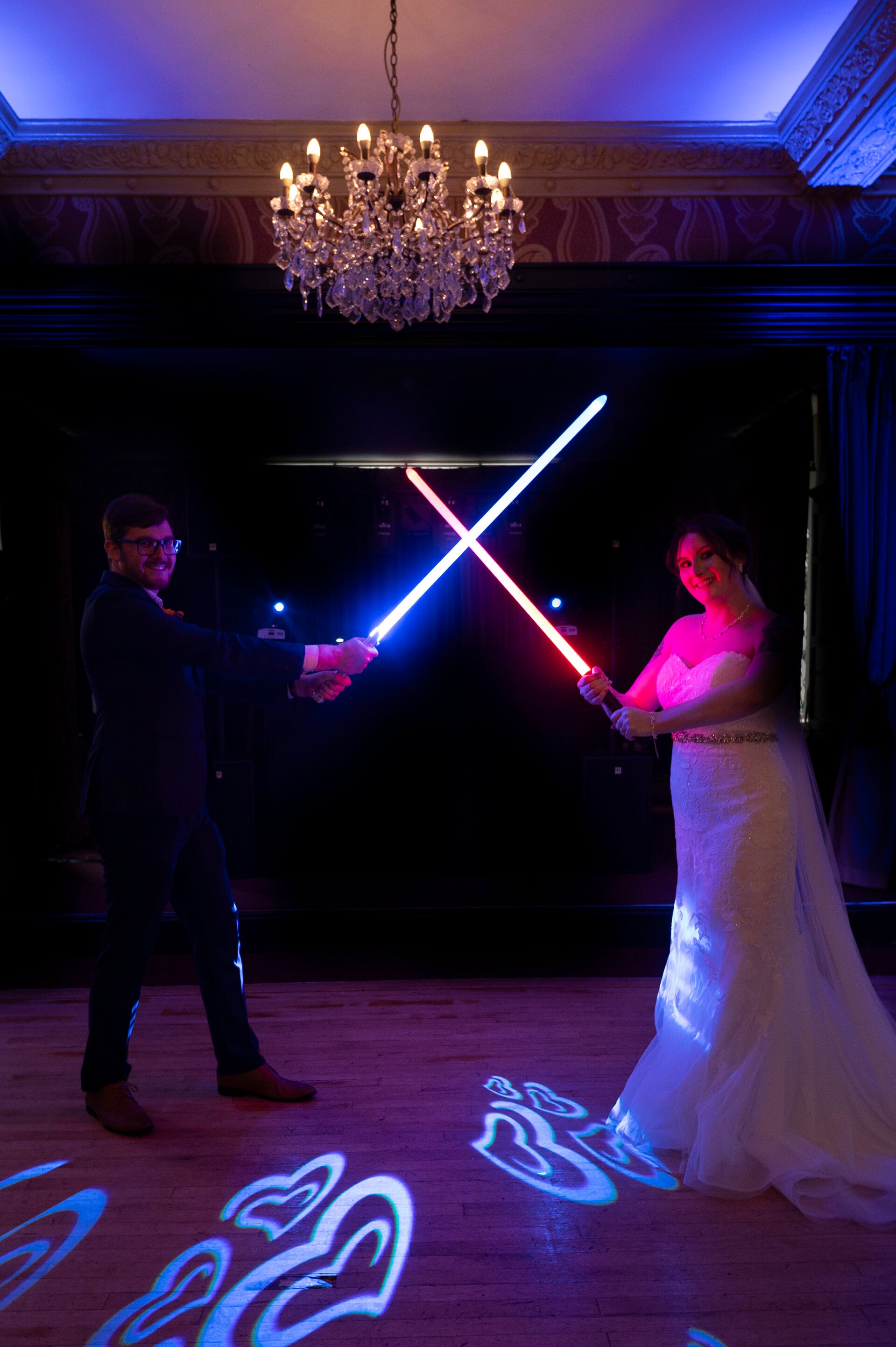 starwars inspired wedding photo