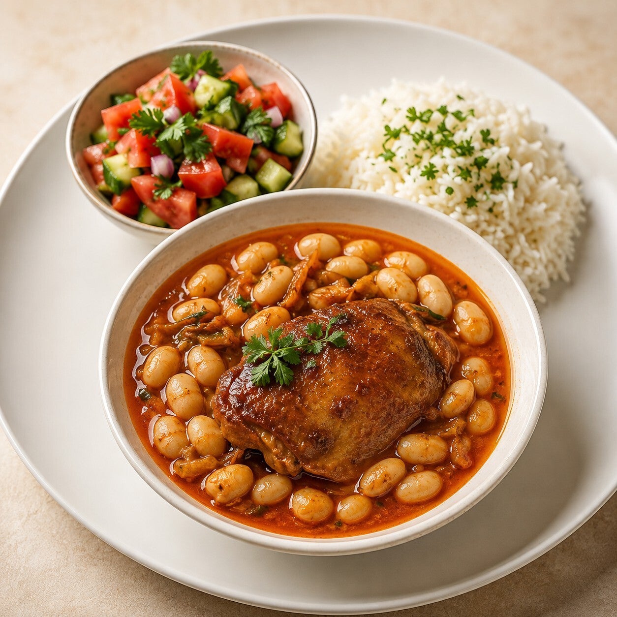 Egyptian Beef Fasolia Stew