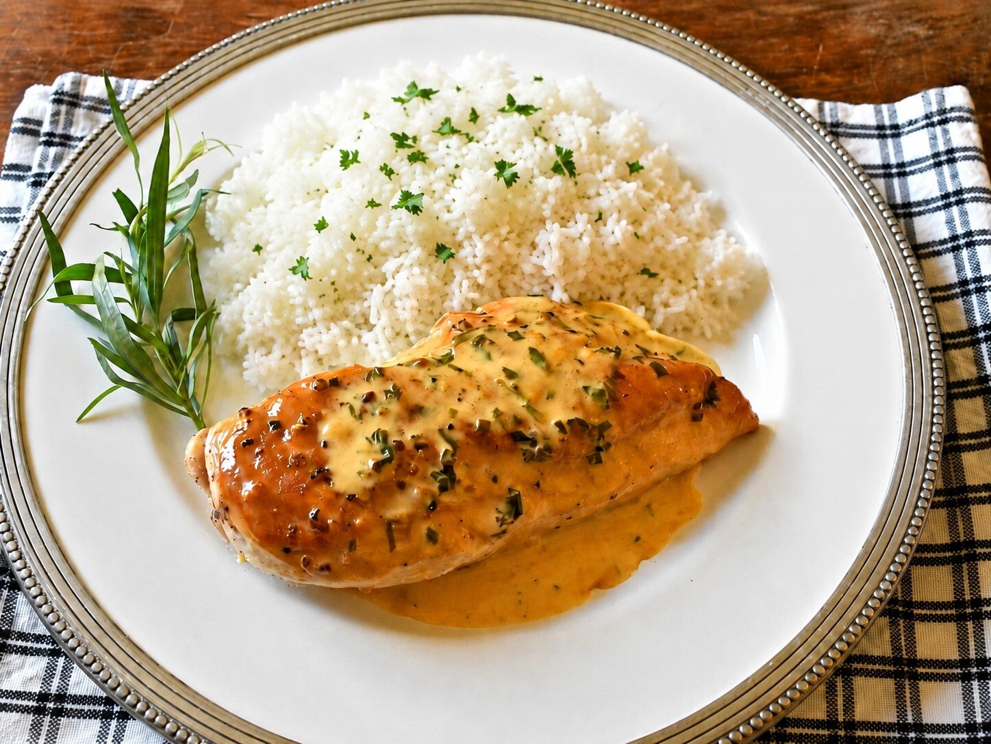 Lemon Chicken with Rice