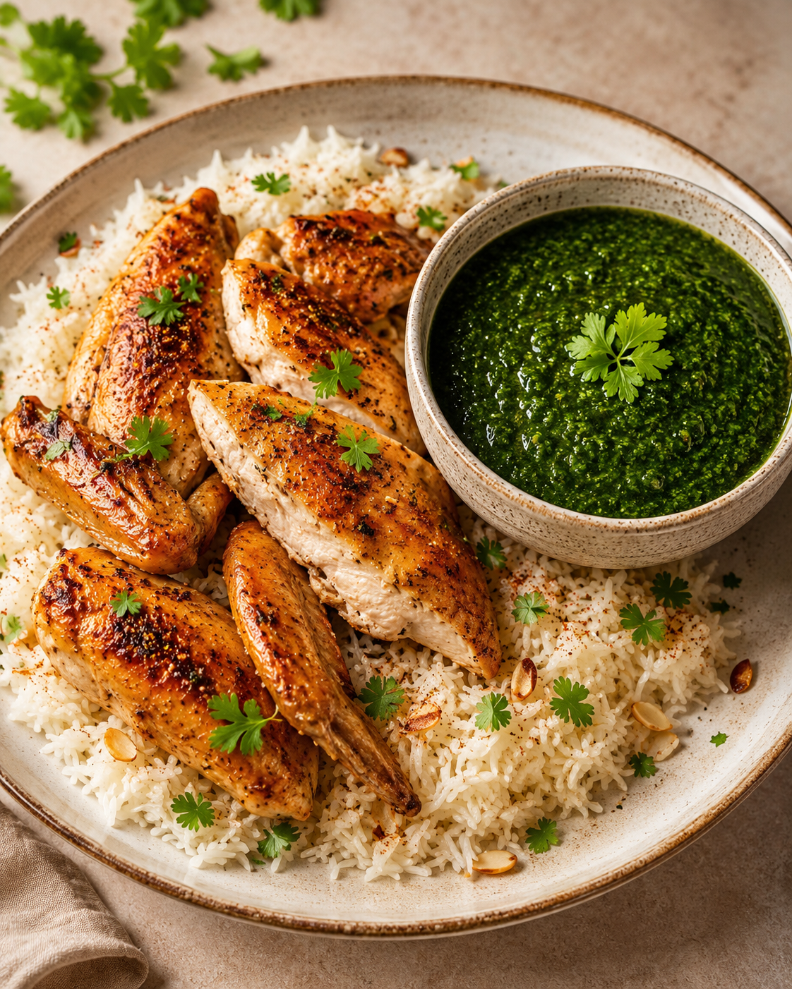 Molokhia with Chicken