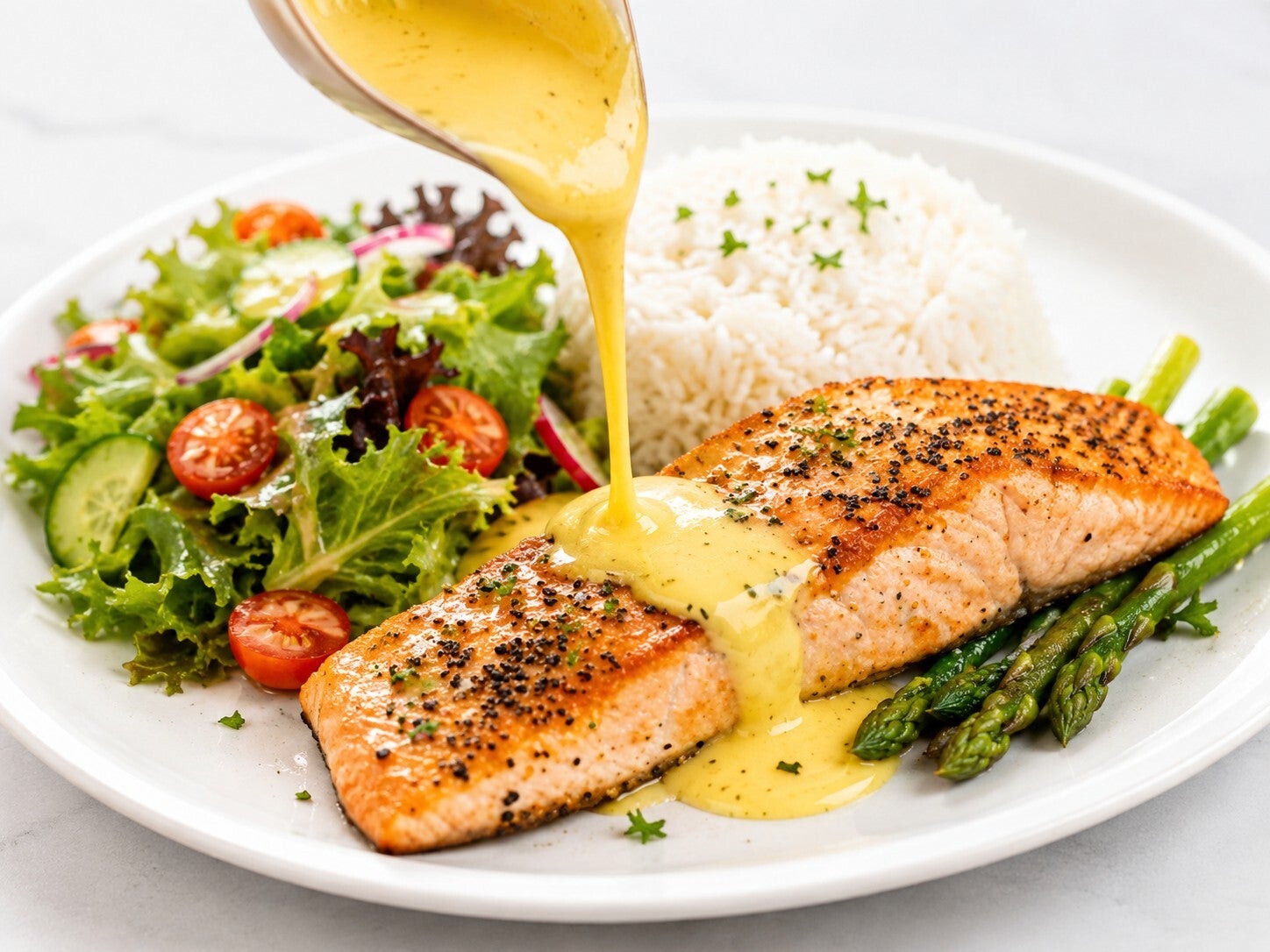 Salmon à la Hollandaise