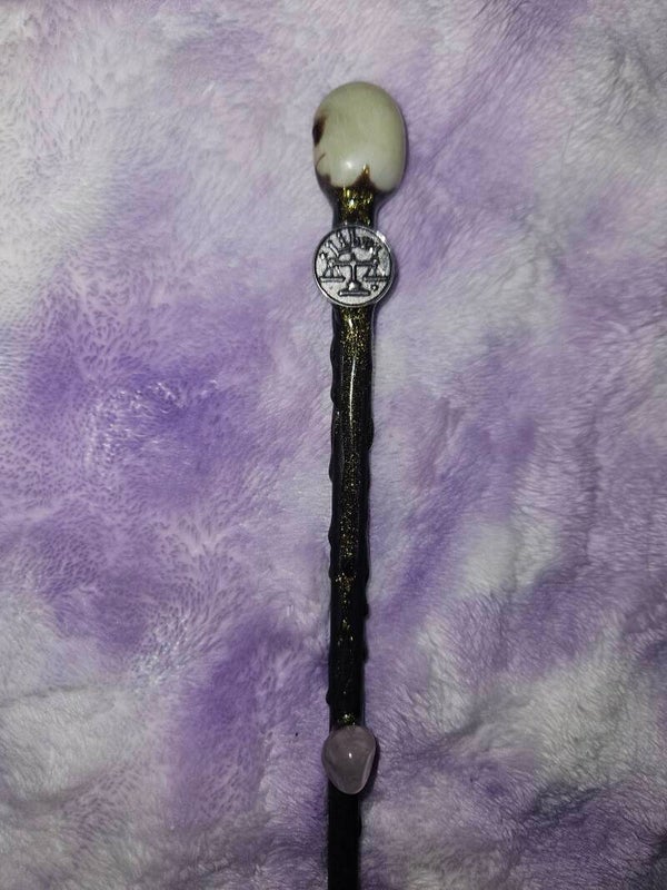 Baguette minérale astrologique balance jade de chine