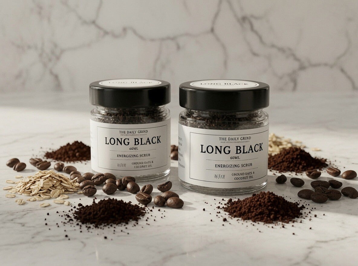 Long Black Energizing Scrub