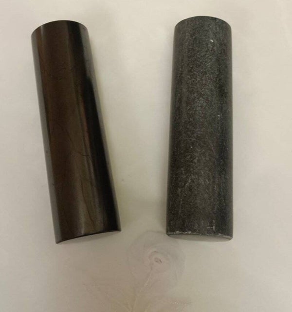 Yin & Yang Harmonisierung mit Schungit  & Talkochlorid Zylinder