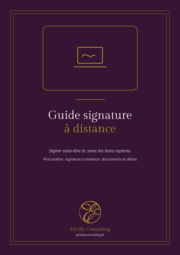 Guide signature à distance