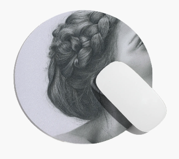 TAPIS DE SOURIS ROND CONTEMPLATION