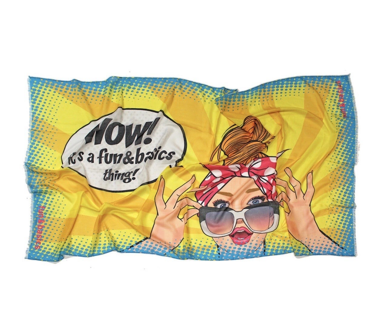 FUN&BASICS PAÑUELO RETRO AMARILLO