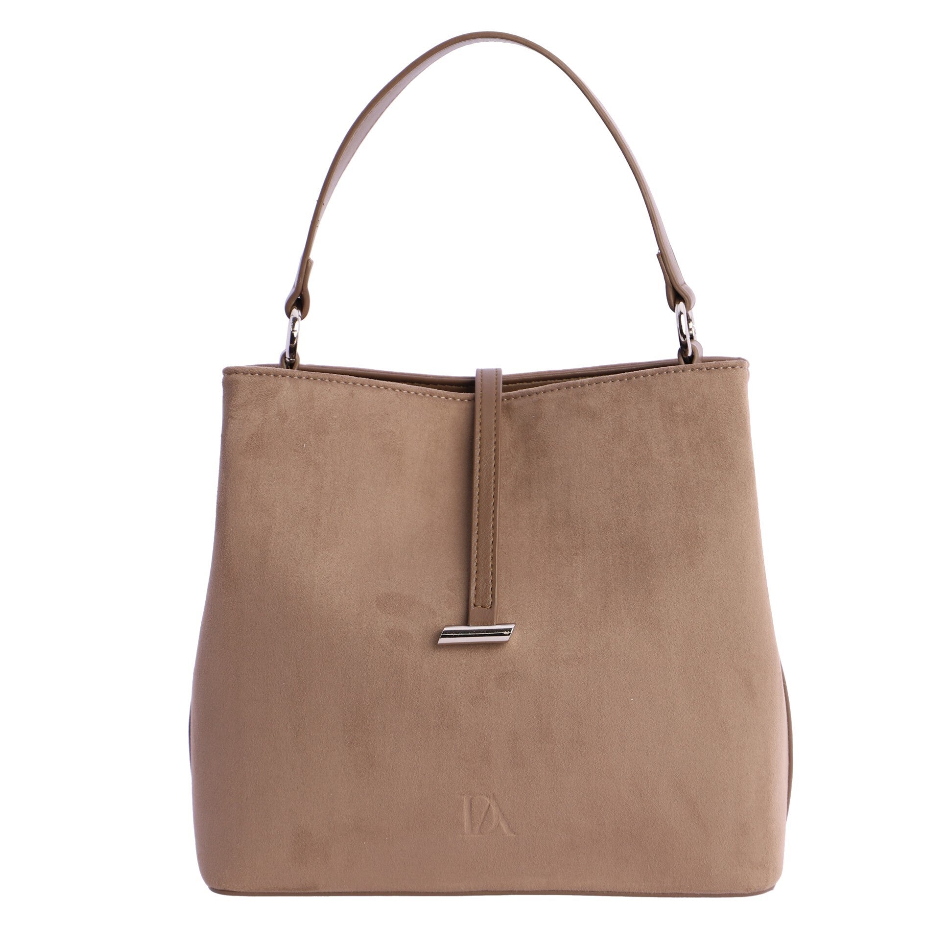 DON ALGODON BOLSO DE HOMBRO TAUPE ANTELINA