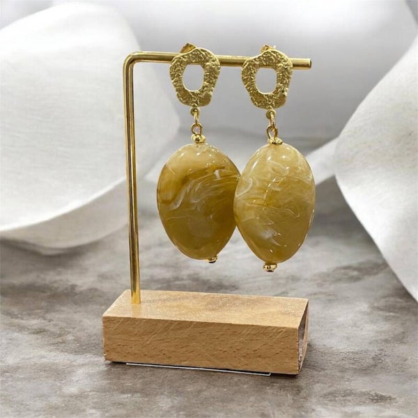 PÈPÖRI PENDIENTES PIEDRA