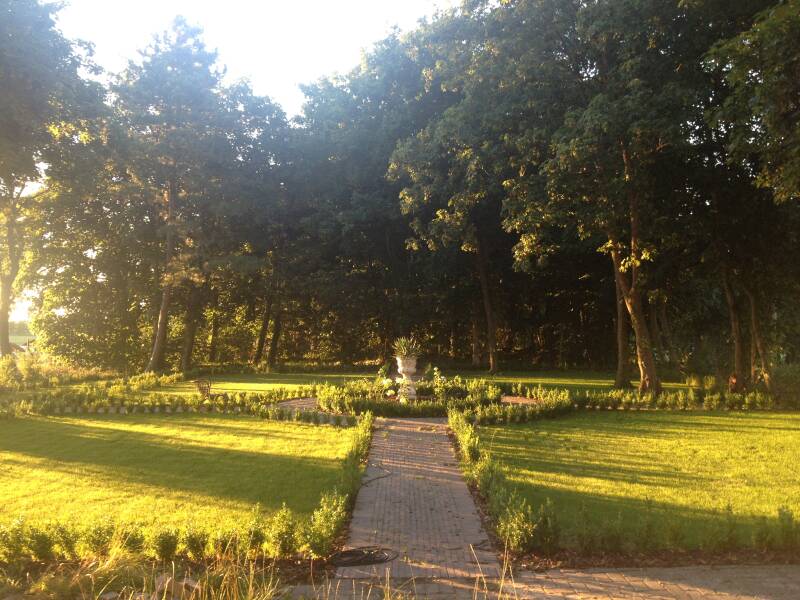 B&B Lutje Borg, Ostfriesland, Mitling-Mark, Westoverledingen, geschiedenis, de tuin 2014