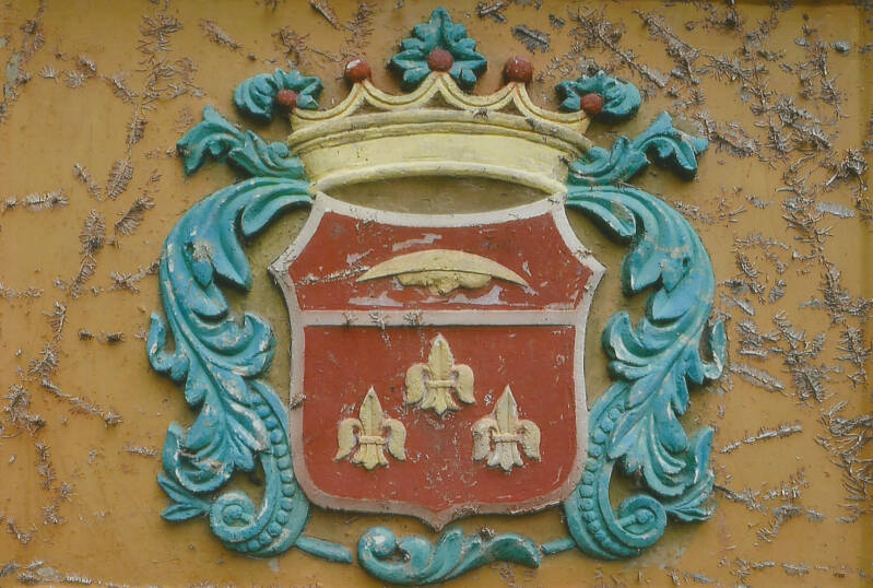 B&B Lutje Borg, Ostfriesland, Mitling-Mark, Westoverledingen, geschiedenis, het Kromminga familiewapen