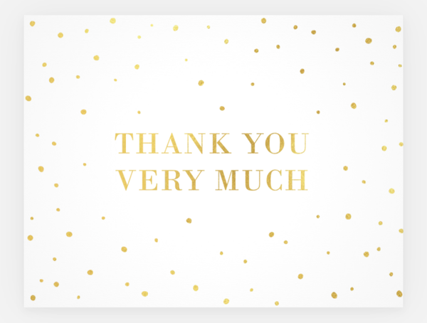 Wenskaart - Thank you very much