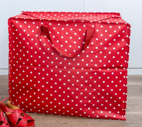 Waszak XL - Rood - kleine bolletjes