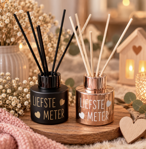 Huisparfum - geurstokjes 50ml - Liefste meter