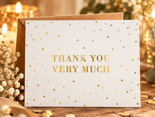 Wenskaart - Thank you very much
