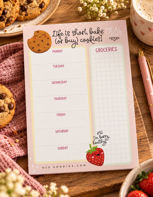 Weekmenu planner - cookies