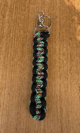 Sleutelhanger : zwart - multi