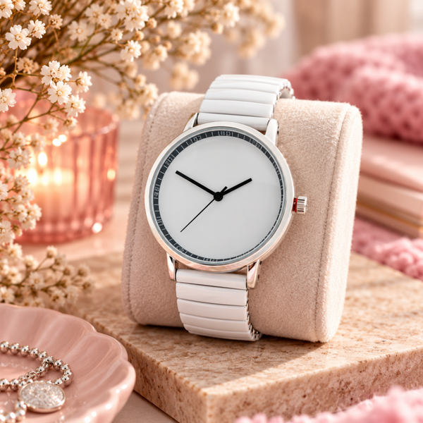 Ernest Horloge "Fancy Plain" Wit