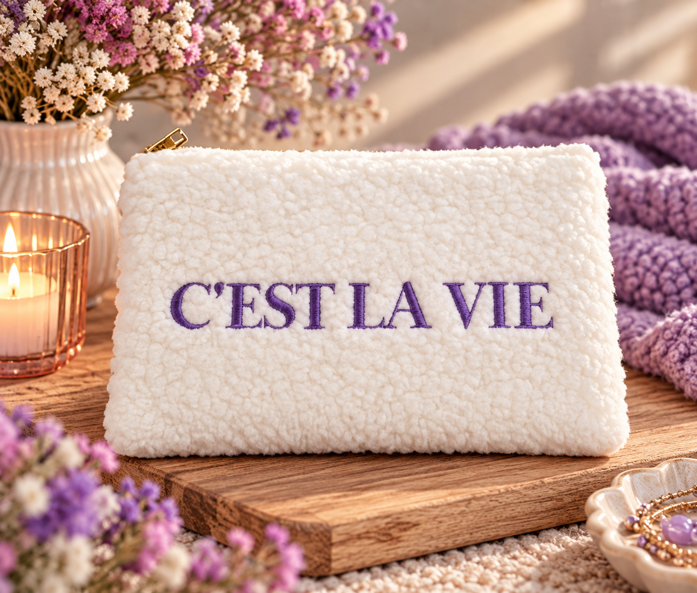 Etui Teddy - 'C'est la vie'