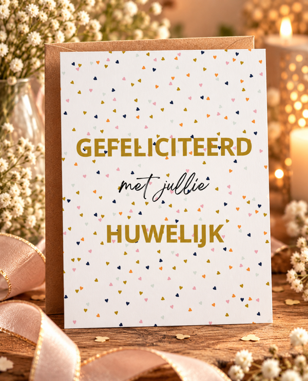 Wenskaart - Huwelijk
