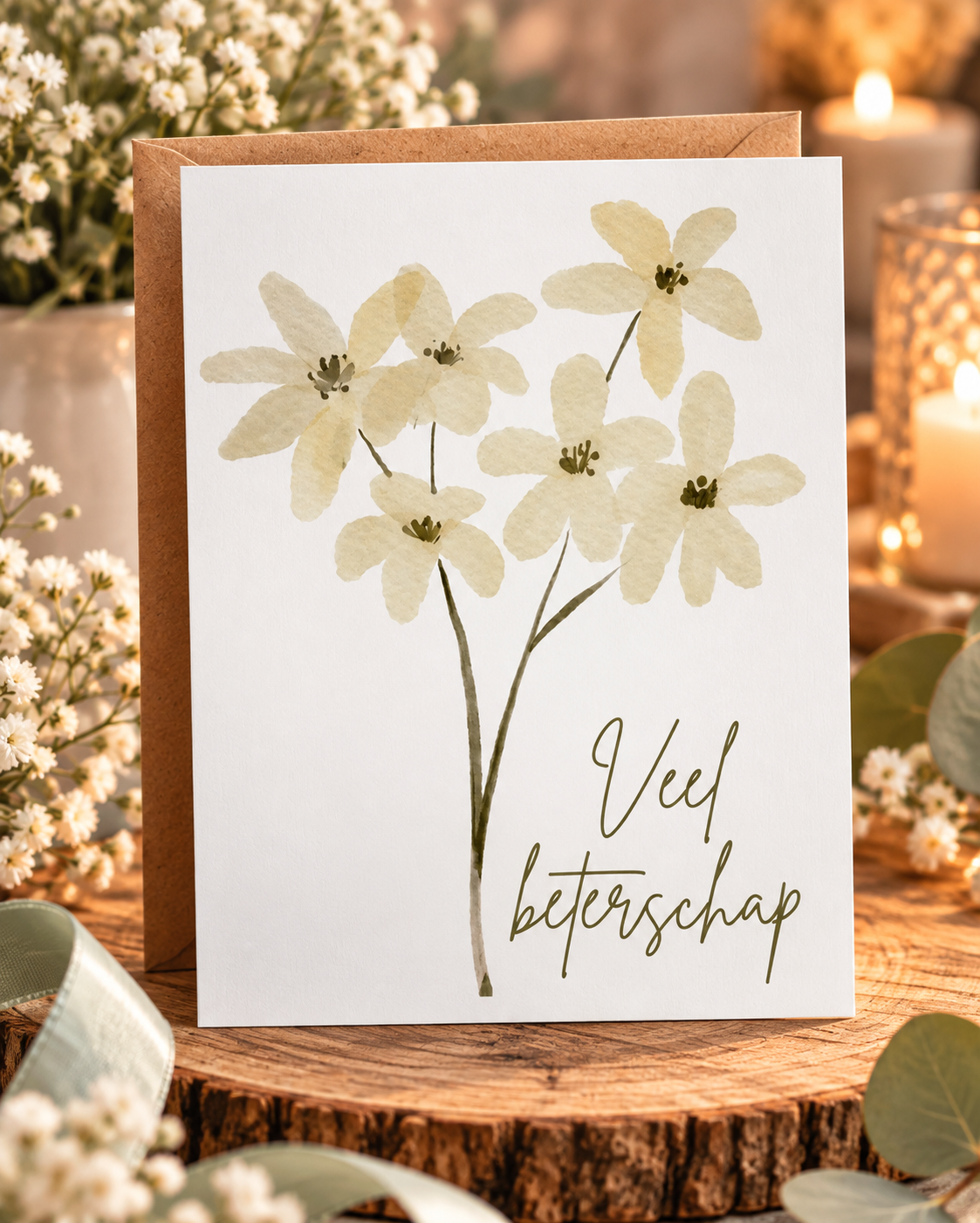 Wenskaart - Veel beterschap
