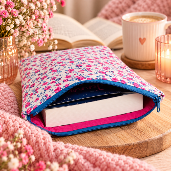 Booksleeve 'Pink Roses'