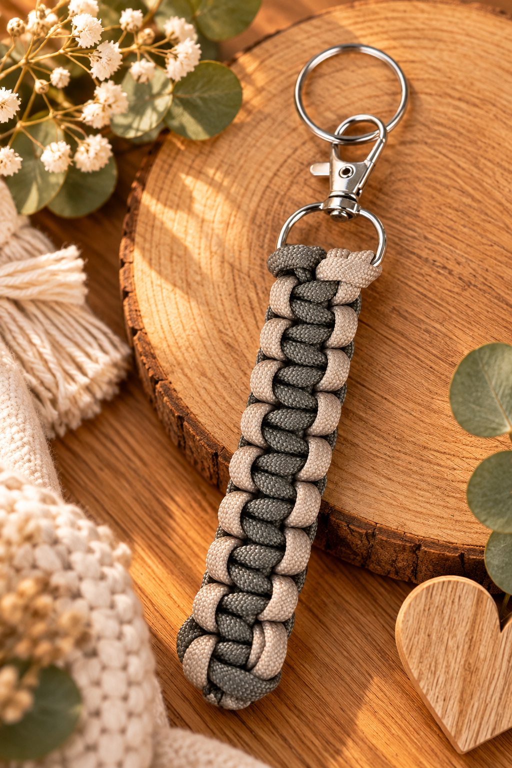 Sleutelhanger : beige