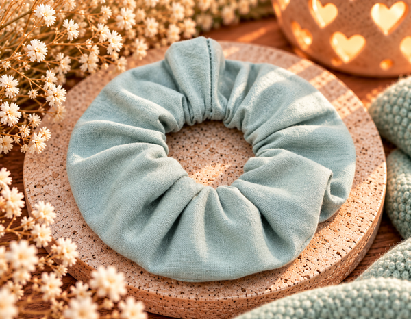 Scrunchie Pastel groen