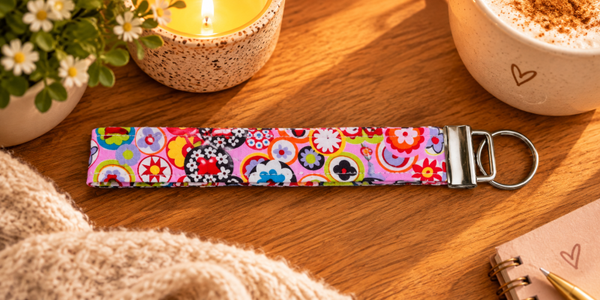 Key Clip Pink multi