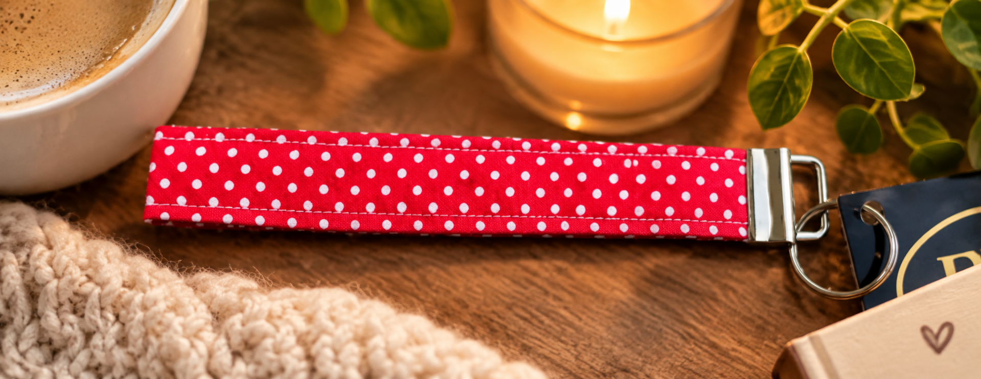 Key Clip Red white