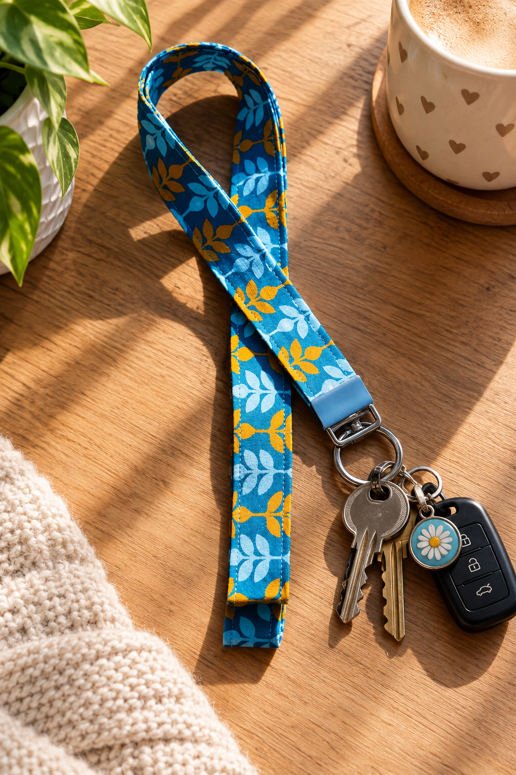 Lanyard Aqua orange