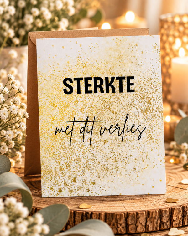 Wenskaart - Sterkte met dit verlies