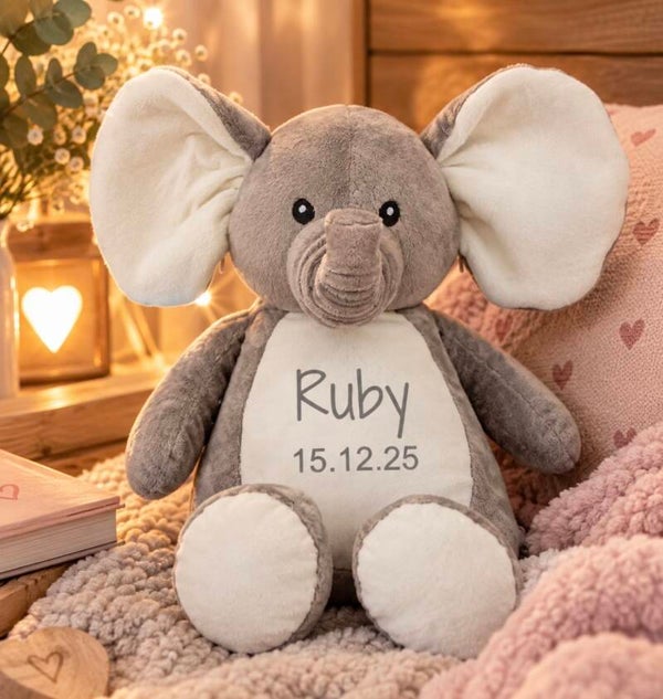 Geboorteknuffel Olifant 45cm