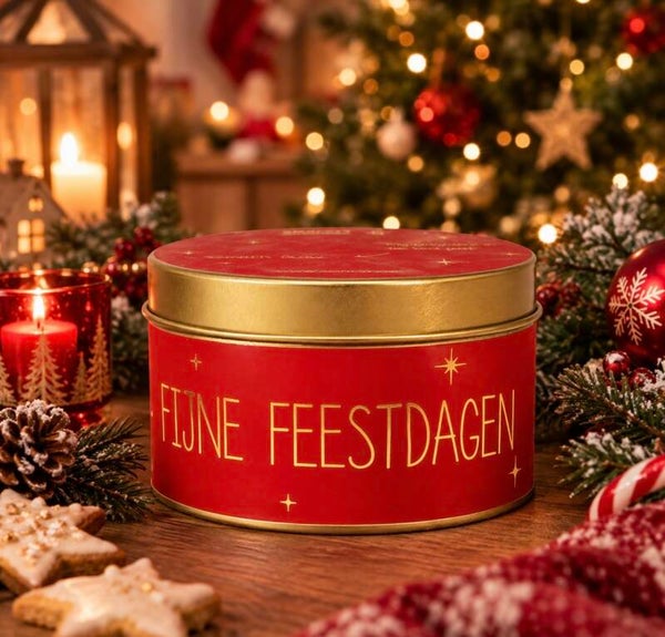 Sojakaars in blikje - Fijne feestdagen