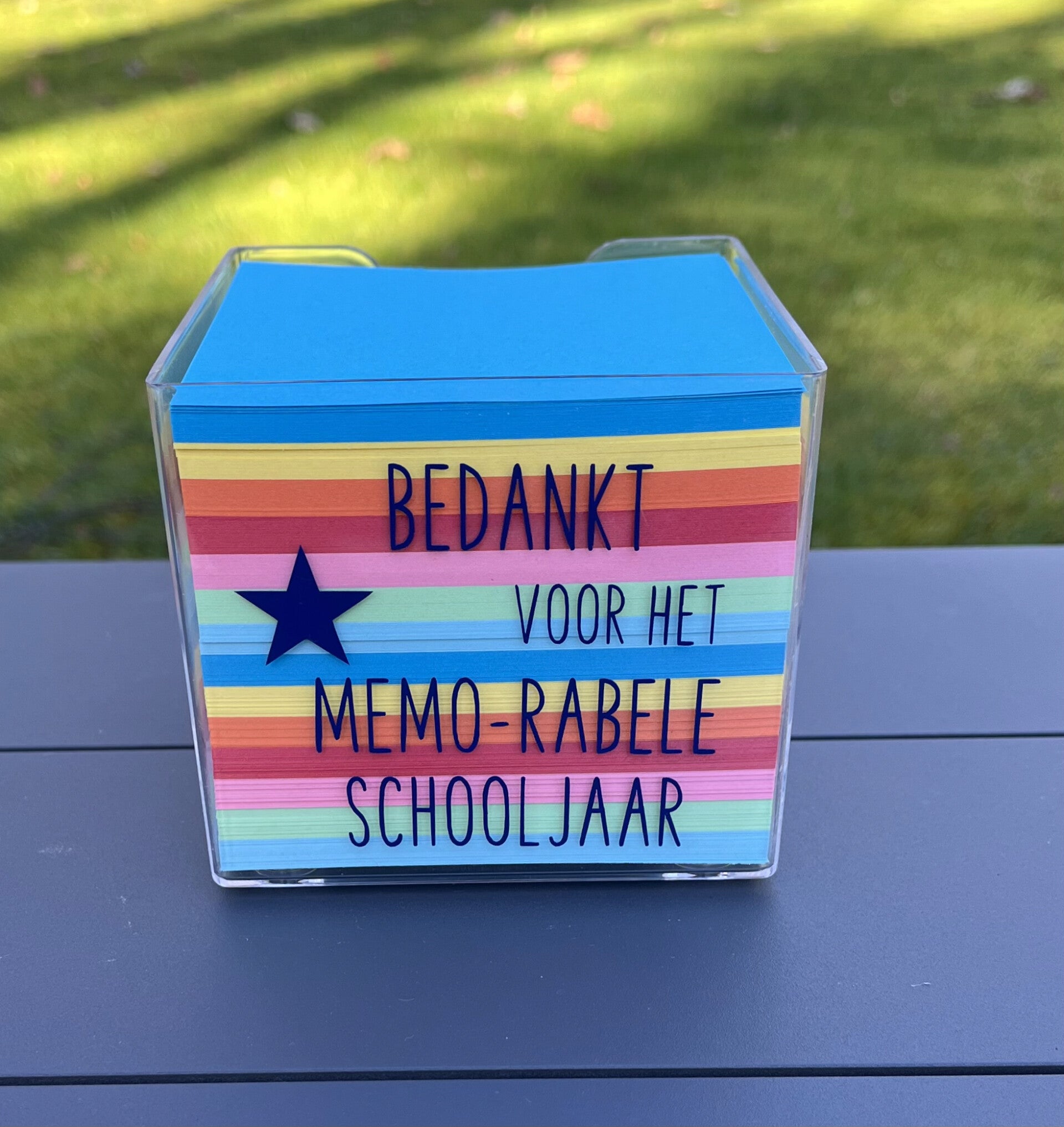Bedankt voor het memo-rabele schooljaar