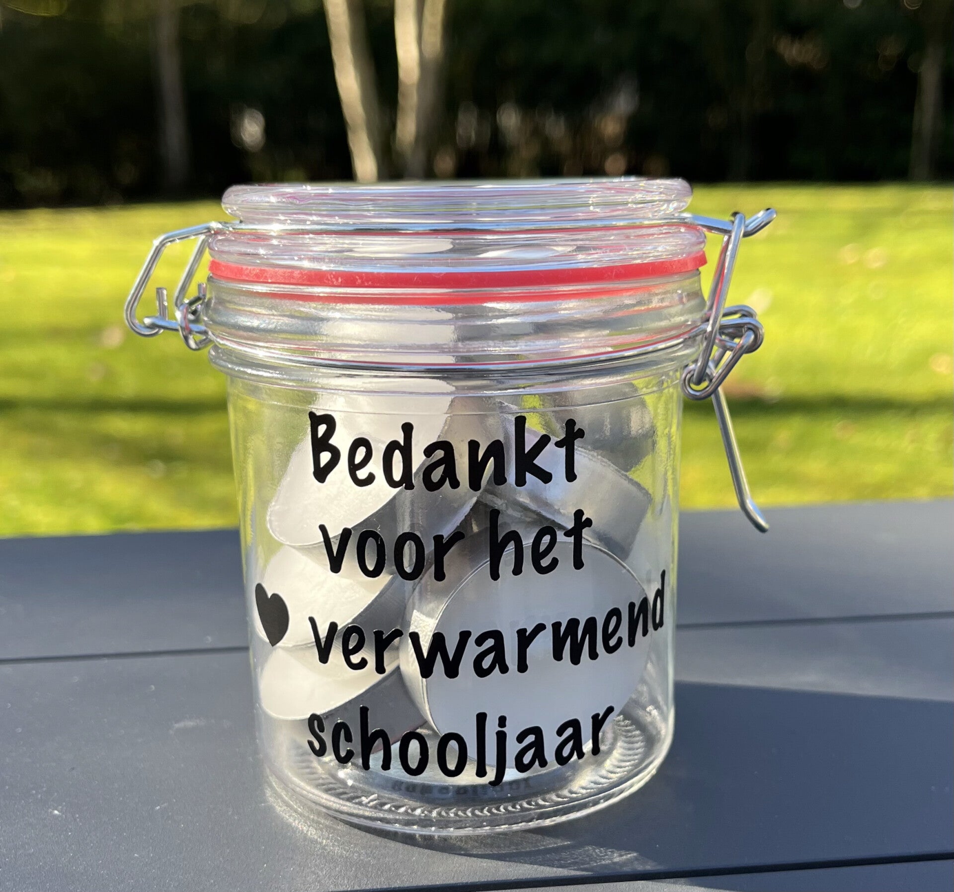 Snoeppotje: Bedankt voor het hartverwarmend schooljaar