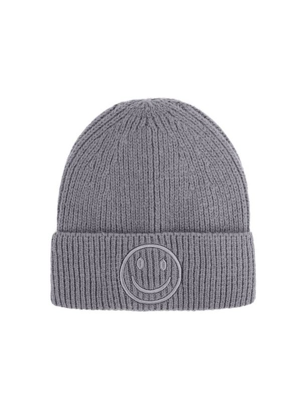 Muts Smiley - grijs