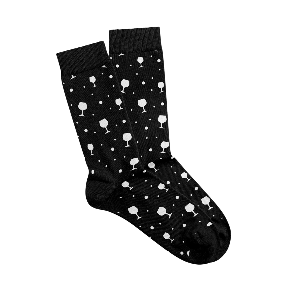 Sokken - wijnglaasjes - maat 37-41