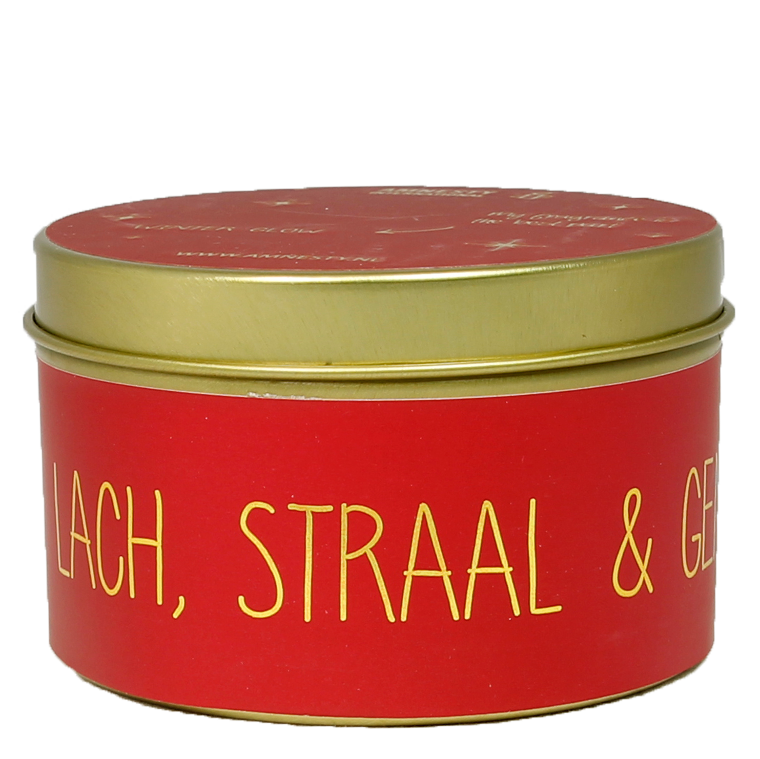 Sojakaars in blikje - Lach, geniet & straal