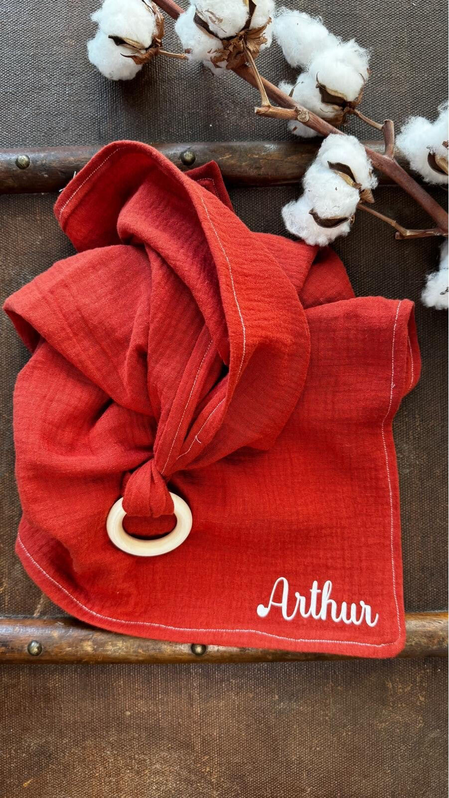 Langes personnalisée - format 60 × 60cm