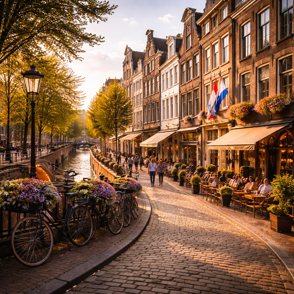 Typisch Nederlandse straat