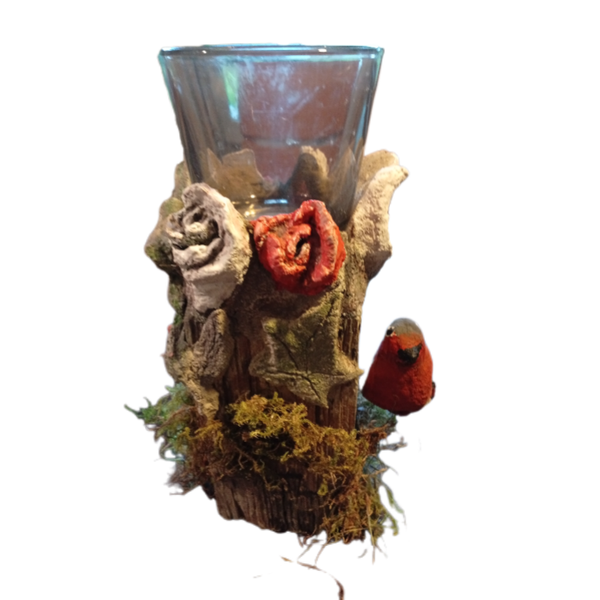 "Vogel der Rose" Beton-Skulptur