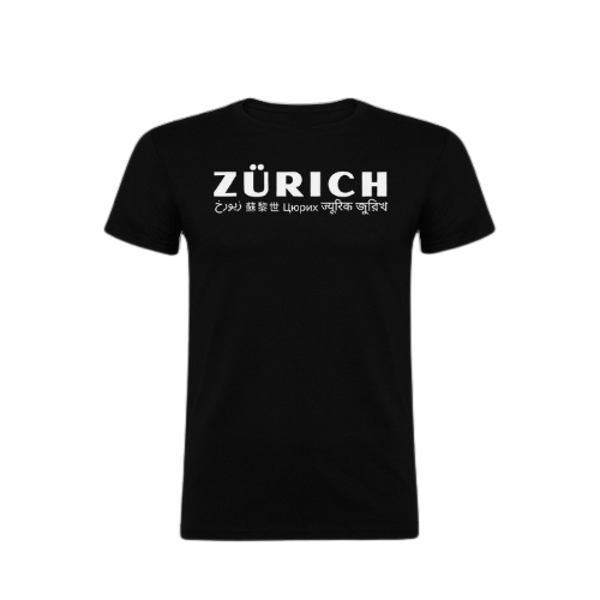 Black "ZÜRICH" T-Shirt