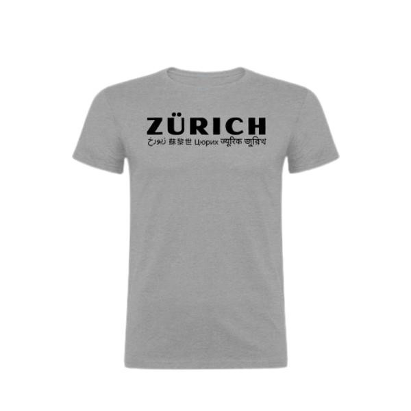 Gray "ZÜRICH" T-Shirt