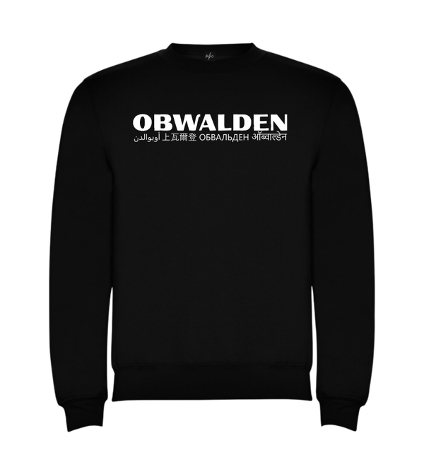 Midnight Black "Obwalden" Sweatshirt