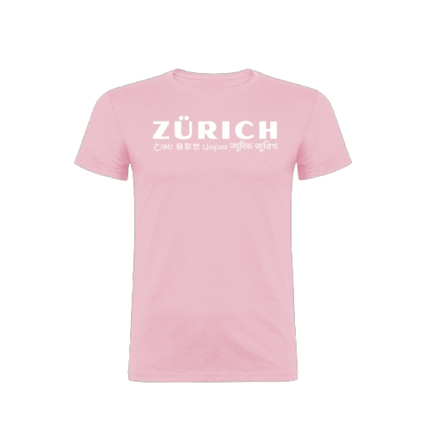 Pink "ZÜRICH" T-Shirt