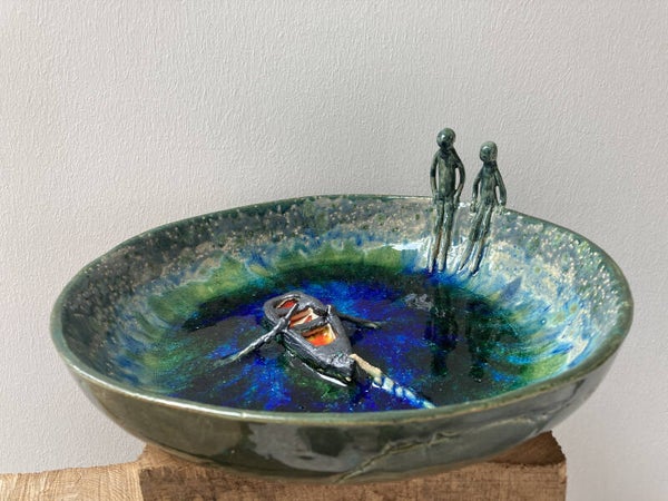 Schaal, verloren boot