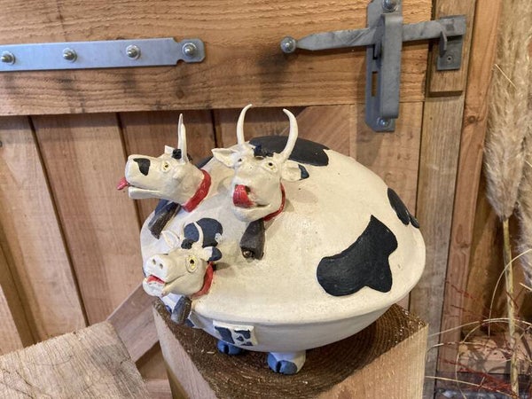 Familie koe sierobject