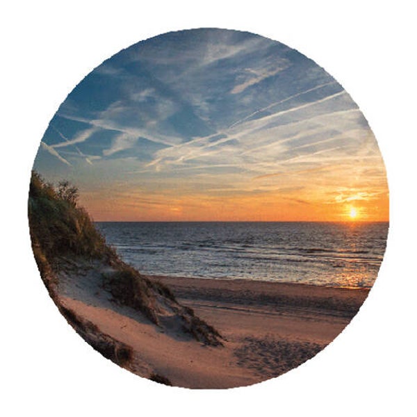 Muurcirkel duinen, strand en zee 20cm en 30cm